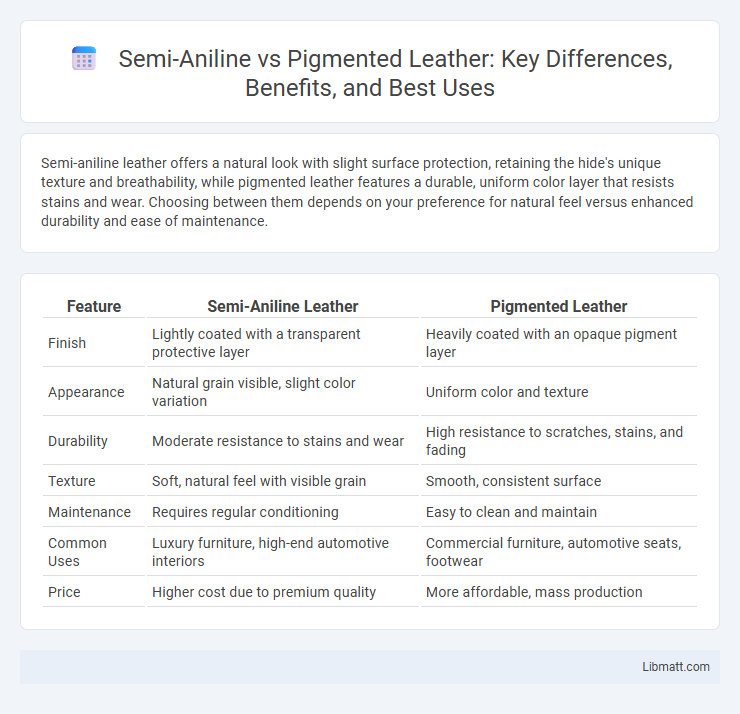 Semi-Aniline vs Pigmented Leather: Key Differences, Benefits, and Best Uses