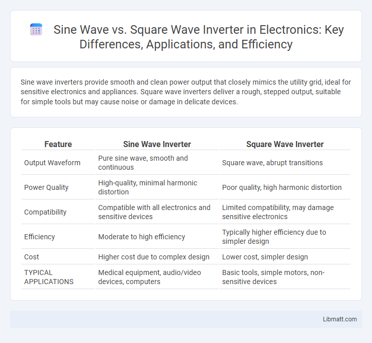 Sine Wave vs. Square Wave Inverter in Electronics: Key Differences, Applications, and Efficiency