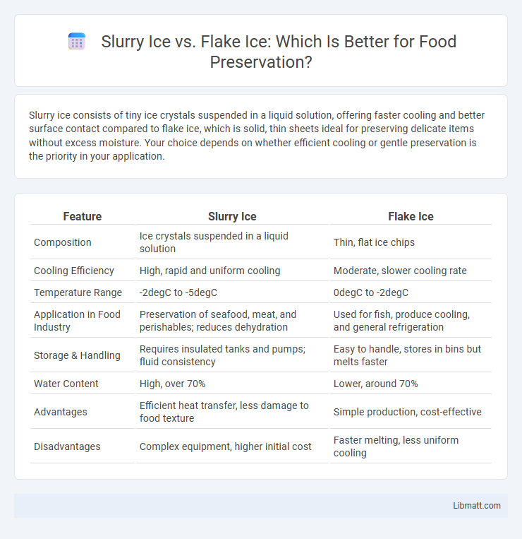 Slurry Ice vs. Flake Ice: Which Is Better for Food Preservation?