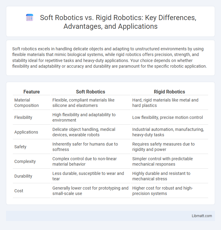 Soft Robotics vs. Rigid Robotics: Key Differences, Advantages, and Applications