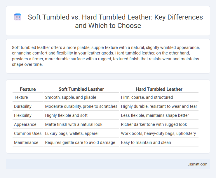 Soft Tumbled vs. Hard Tumbled Leather: Key Differences and Which to Choose