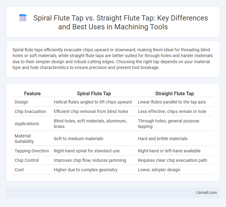 Spiral Flute Tap vs. Straight Flute Tap: Key Differences and Best Uses in Machining Tools