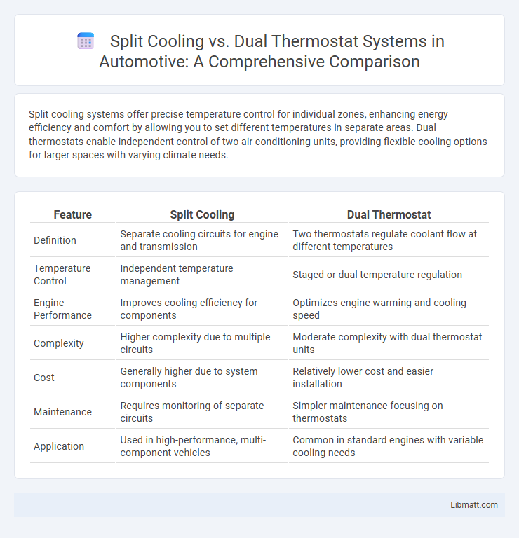Split Cooling vs. Dual Thermostat Systems in Automotive: A Comprehensive Comparison