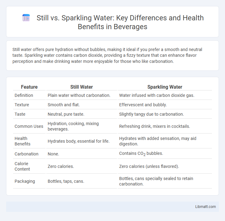 Still vs. Sparkling Water: Key Differences and Health Benefits in Beverages