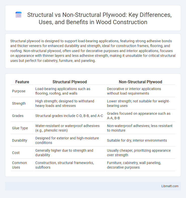 Structural vs Non-Structural Plywood: Key Differences, Uses, and Benefits in Wood Construction