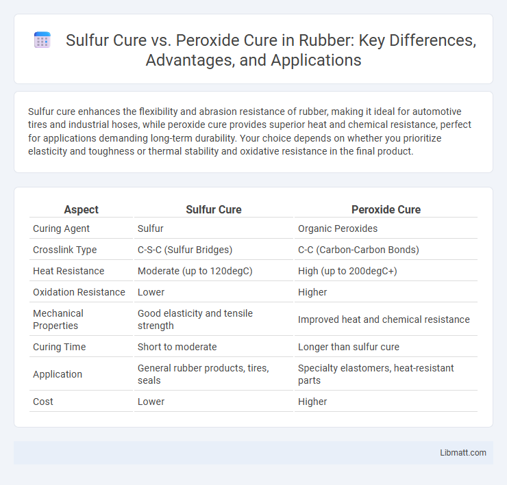Sulfur Cure vs. Peroxide Cure in Rubber: Key Differences, Advantages, and Applications