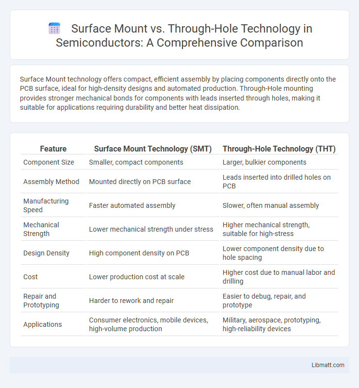 Surface Mount vs. Through-Hole Technology in Semiconductors: A Comprehensive Comparison