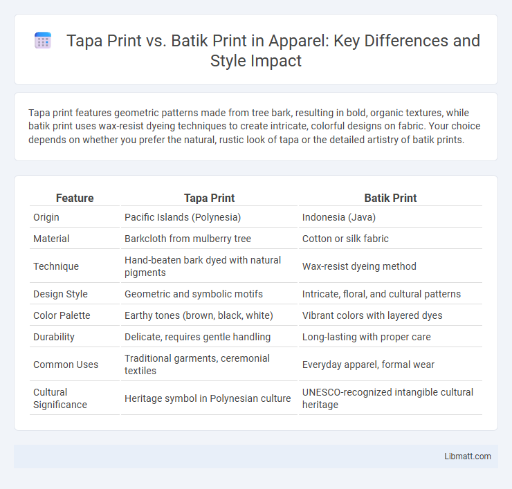 Tapa Print vs. Batik Print in Apparel: Key Differences and Style Impact