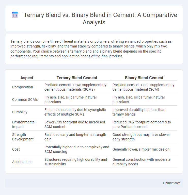 Ternary Blend vs. Binary Blend in Cement: A Comparative Analysis