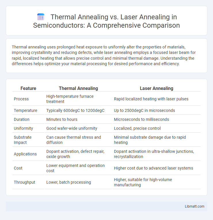 Thermal Annealing vs. Laser Annealing in Semiconductors: A Comprehensive Comparison