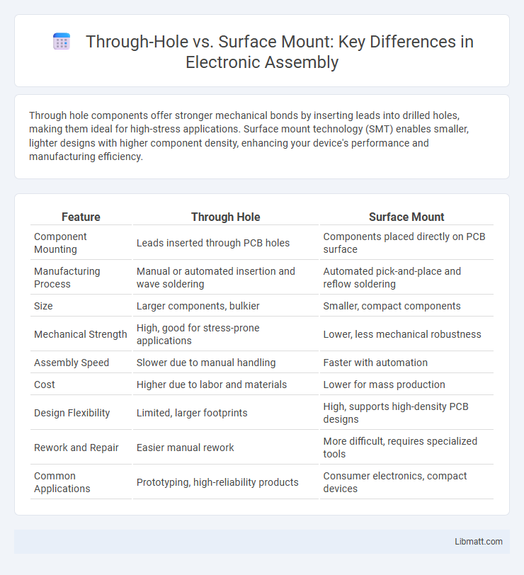Through-Hole vs. Surface Mount: Key Differences in Electronic Assembly