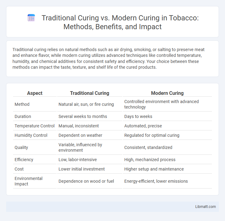 Traditional Curing vs. Modern Curing in Tobacco: Methods, Benefits, and Impact
