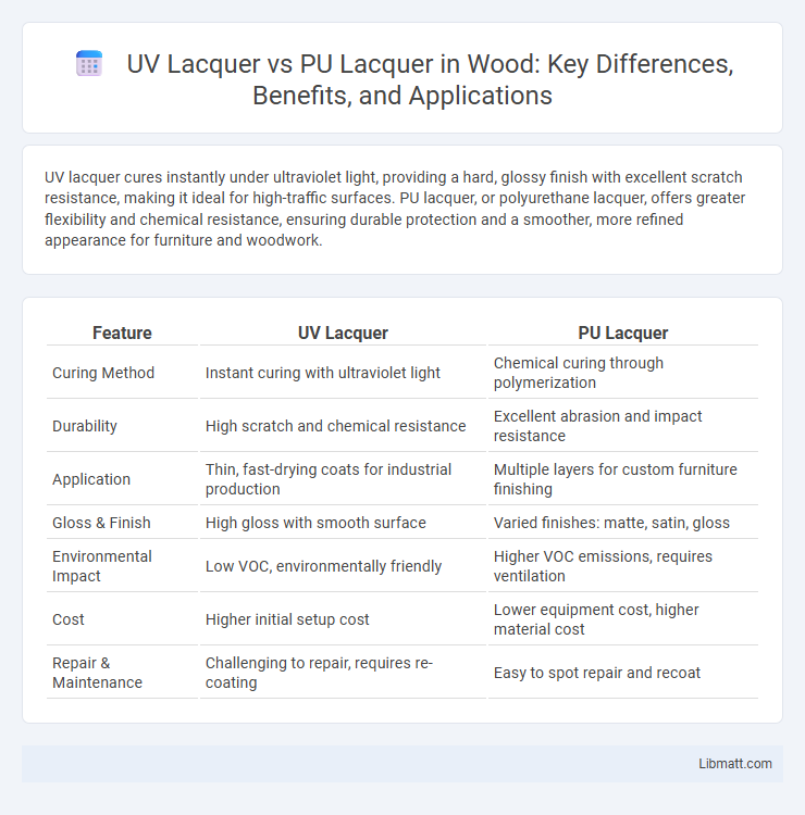 UV Lacquer vs PU Lacquer in Wood: Key Differences, Benefits, and Applications