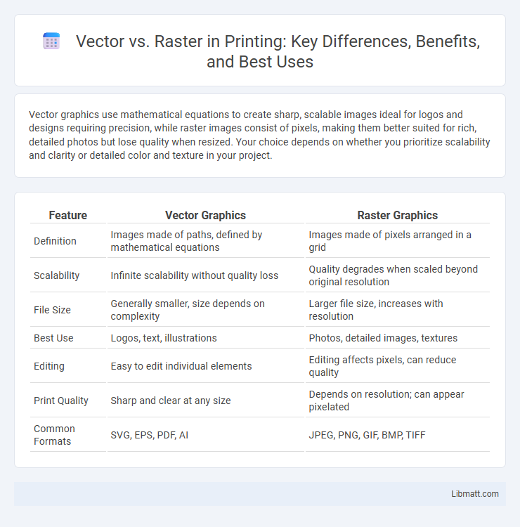 Vector vs. Raster in Printing: Key Differences, Benefits, and Best Uses