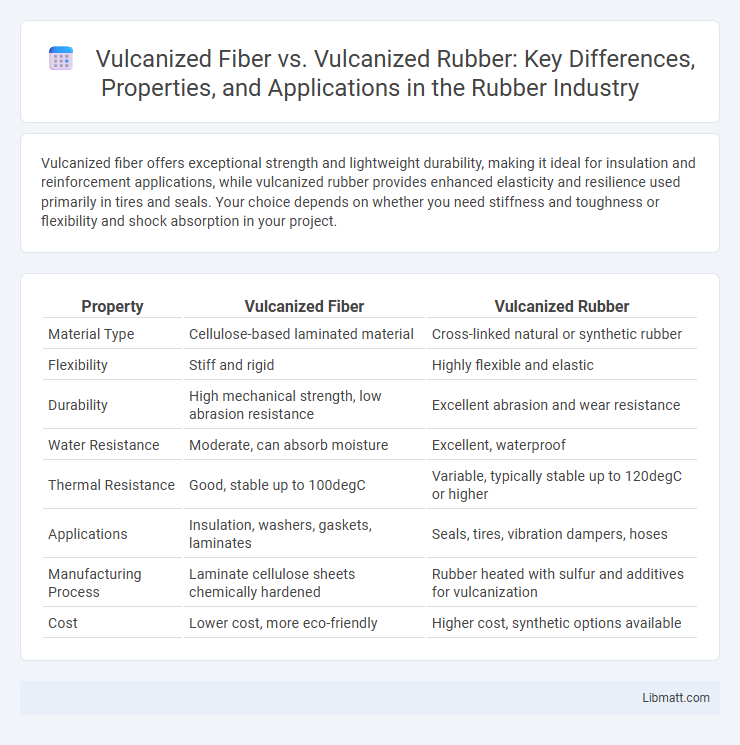 Vulcanized Fiber vs. Vulcanized Rubber: Key Differences, Properties, and Applications in the Rubber Industry