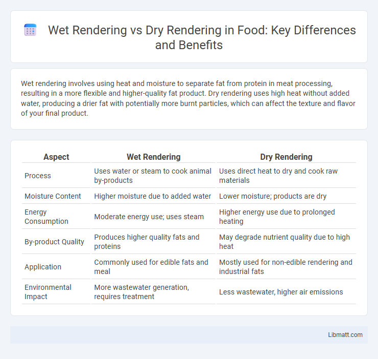Wet Rendering vs Dry Rendering in Food: Key Differences and Benefits