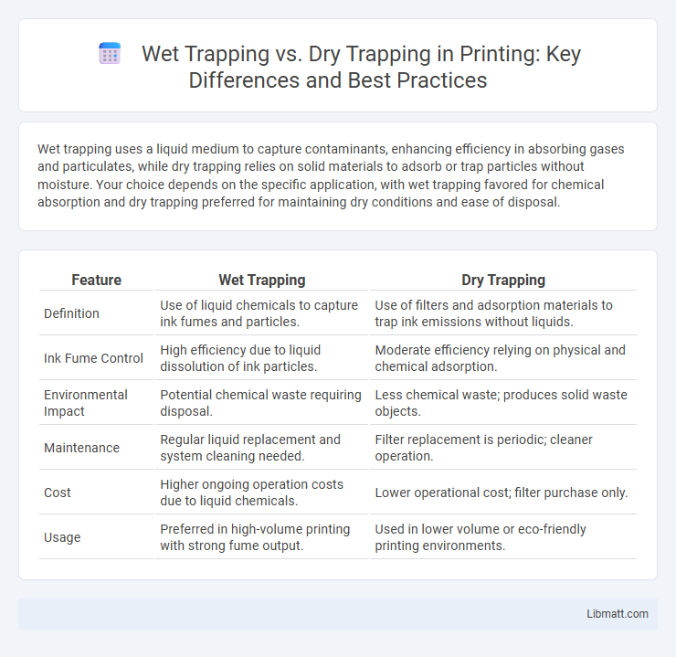 Wet Trapping vs. Dry Trapping in Printing: Key Differences and Best Practices