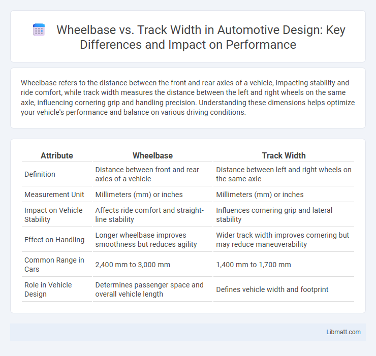 Wheelbase vs. Track Width in Automotive Design: Key Differences and Impact on Performance