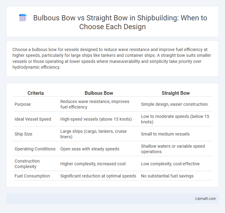 Bulbous Bow vs Straight Bow in Shipbuilding: When to Choose Each Design