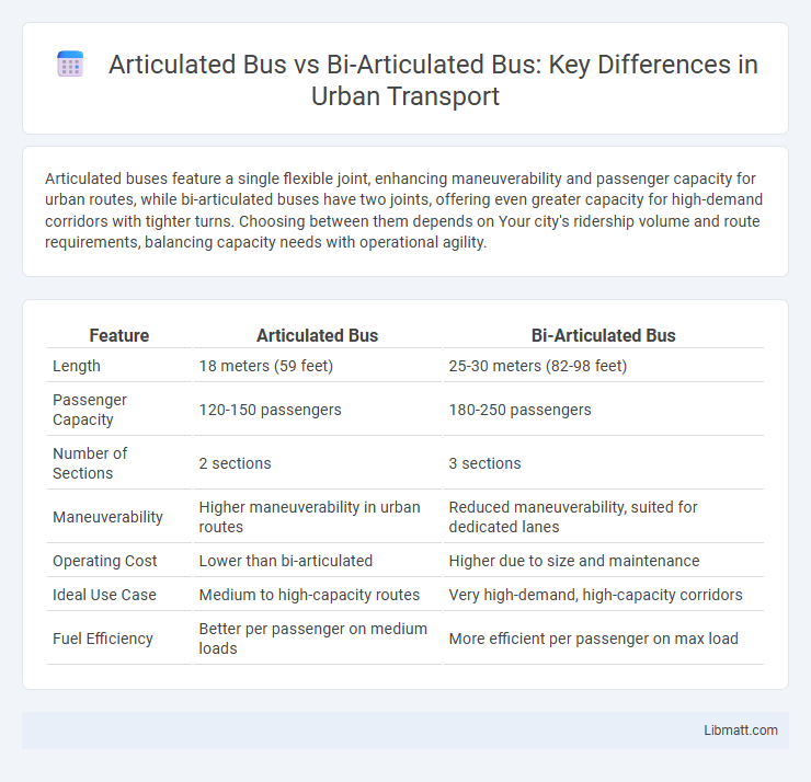 Articulated Bus vs Bi-Articulated Bus: Key Differences in Urban Transport