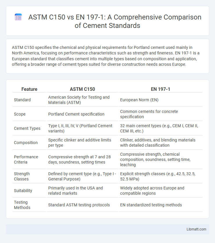 ASTM C150 vs EN 197-1: A Comprehensive Comparison of Cement Standards