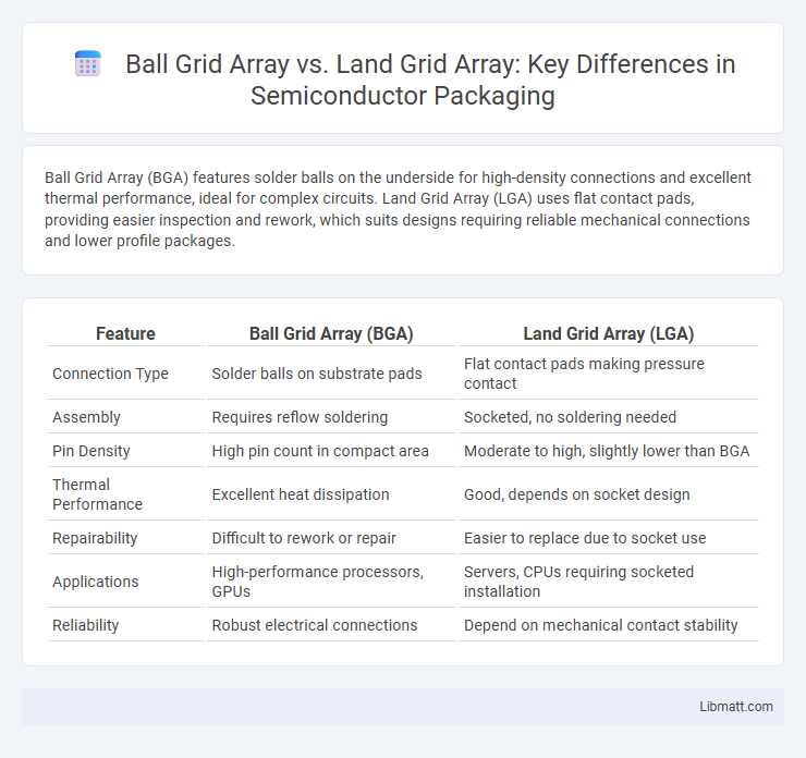 Ball Grid Array vs. Land Grid Array: Key Differences in Semiconductor Packaging