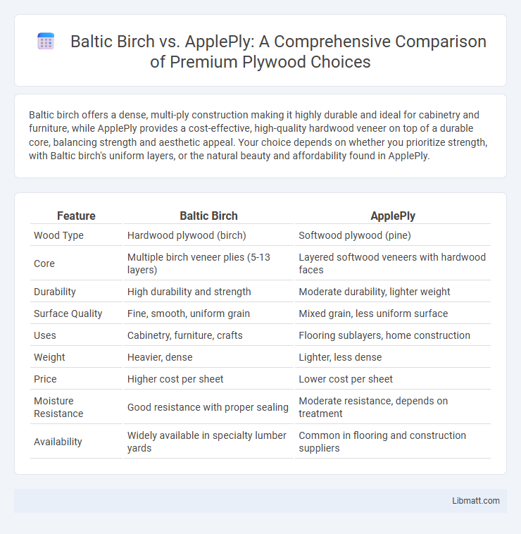 Baltic Birch vs. ApplePly: A Comprehensive Comparison of Premium Plywood Choices