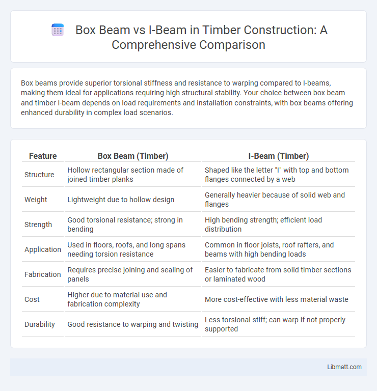 Box Beam vs I-Beam in Timber Construction: A Comprehensive Comparison