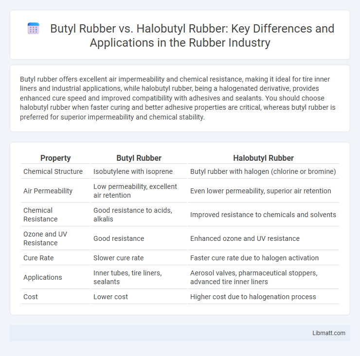 Butyl Rubber vs. Halobutyl Rubber: Key Differences and Applications in the Rubber Industry