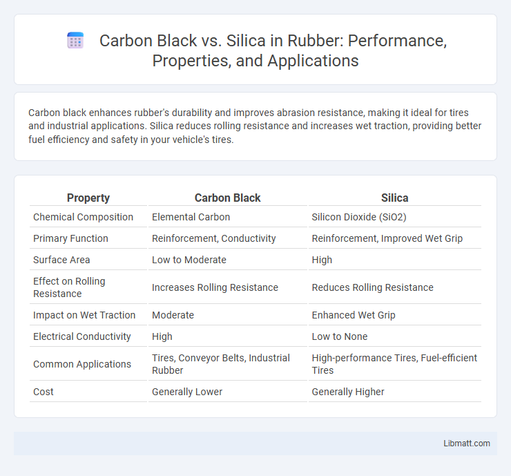 Carbon Black vs. Silica in Rubber: Performance, Properties, and Applications