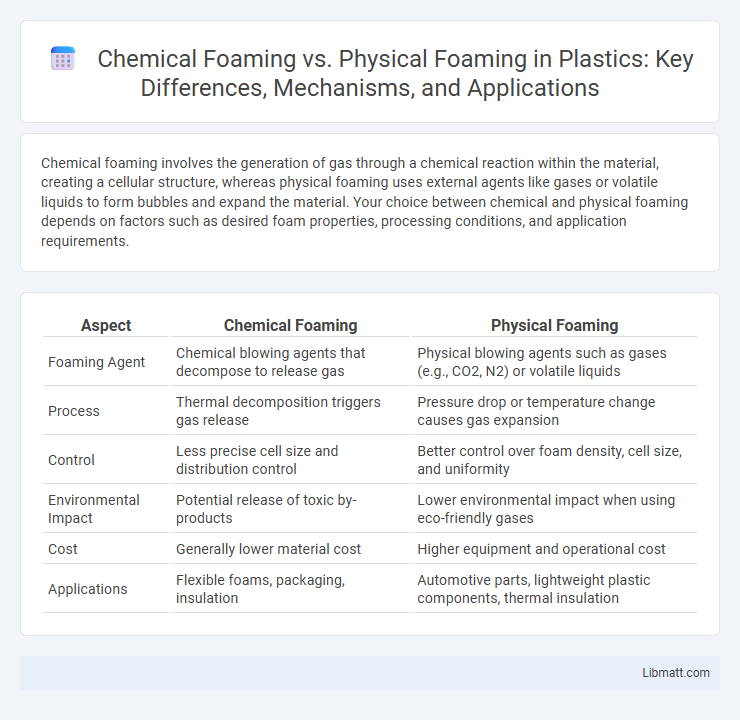 Chemical Foaming vs. Physical Foaming in Plastics: Key Differences, Mechanisms, and Applications