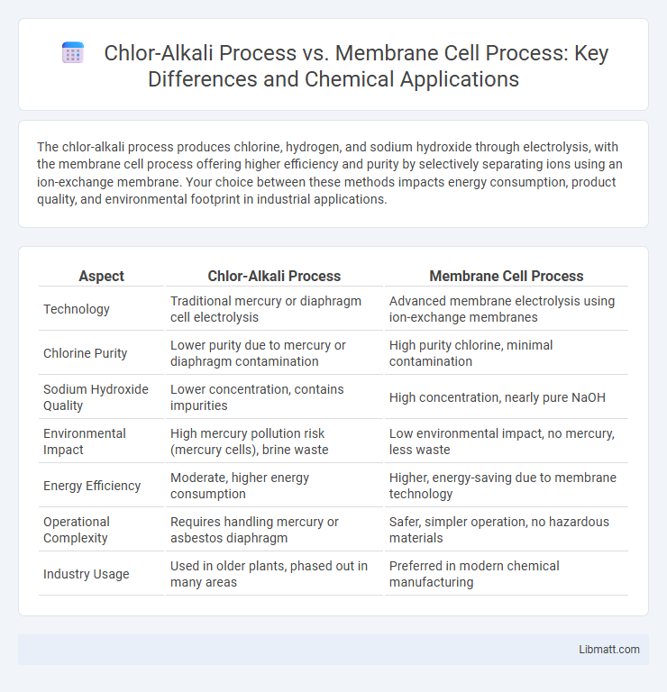 Chlor-Alkali Process vs. Membrane Cell Process: Key Differences and Chemical Applications