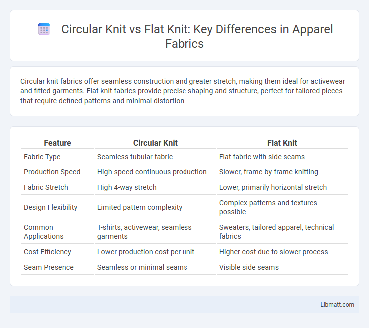 Circular Knit vs Flat Knit: Key Differences in Apparel Fabrics