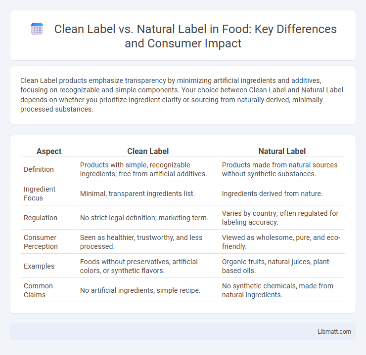 Clean Label vs. Natural Label in Food: Key Differences and Consumer Impact