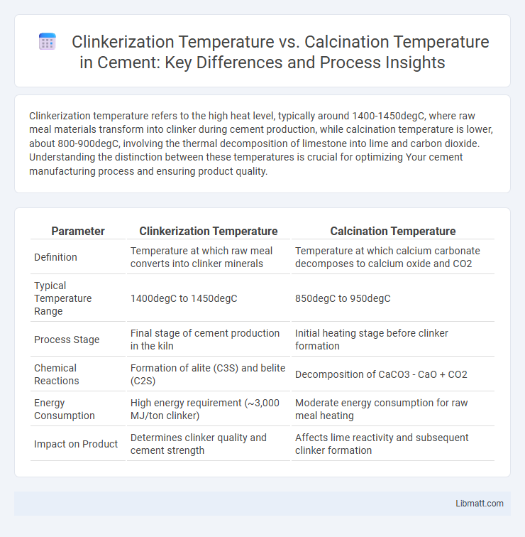 Clinkerization Temperature vs. Calcination Temperature in Cement: Key Differences and Process Insights
