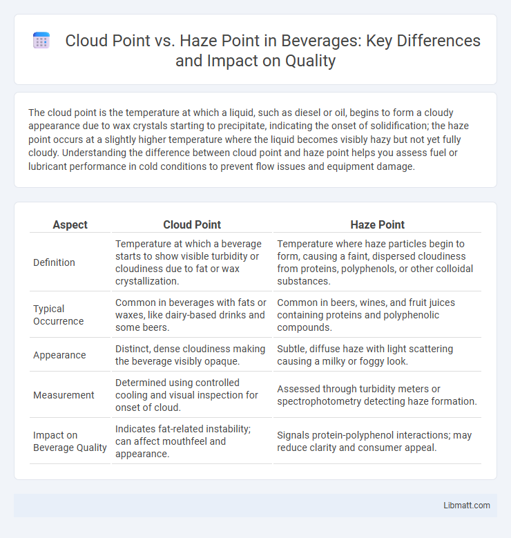 Cloud Point vs. Haze Point in Beverages: Key Differences and Impact on Quality