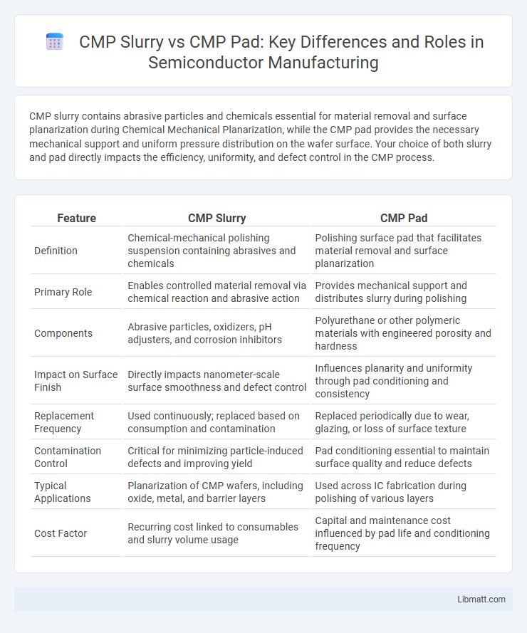 CMP Slurry vs CMP Pad: Key Differences and Roles in Semiconductor Manufacturing