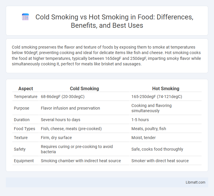 Cold Smoking vs Hot Smoking in Food: Differences, Benefits, and Best Uses