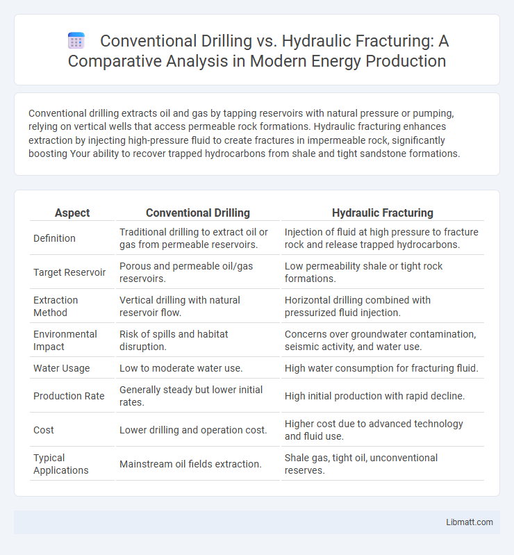 Conventional Drilling vs. Hydraulic Fracturing: A Comparative Analysis in Modern Energy Production
