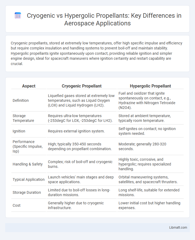 Cryogenic vs Hypergolic Propellants: Key Differences in Aerospace Applications
