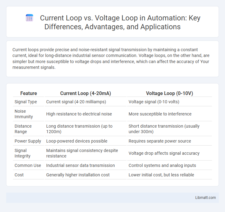 Current Loop vs. Voltage Loop in Automation: Key Differences, Advantages, and Applications