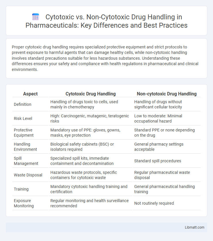 Cytotoxic vs. Non-Cytotoxic Drug Handling in Pharmaceuticals: Key Differences and Best Practices
