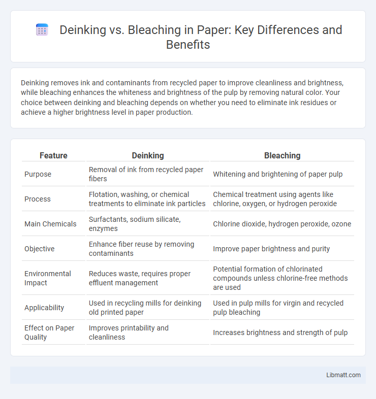 Deinking vs. Bleaching in Paper: Key Differences and Benefits