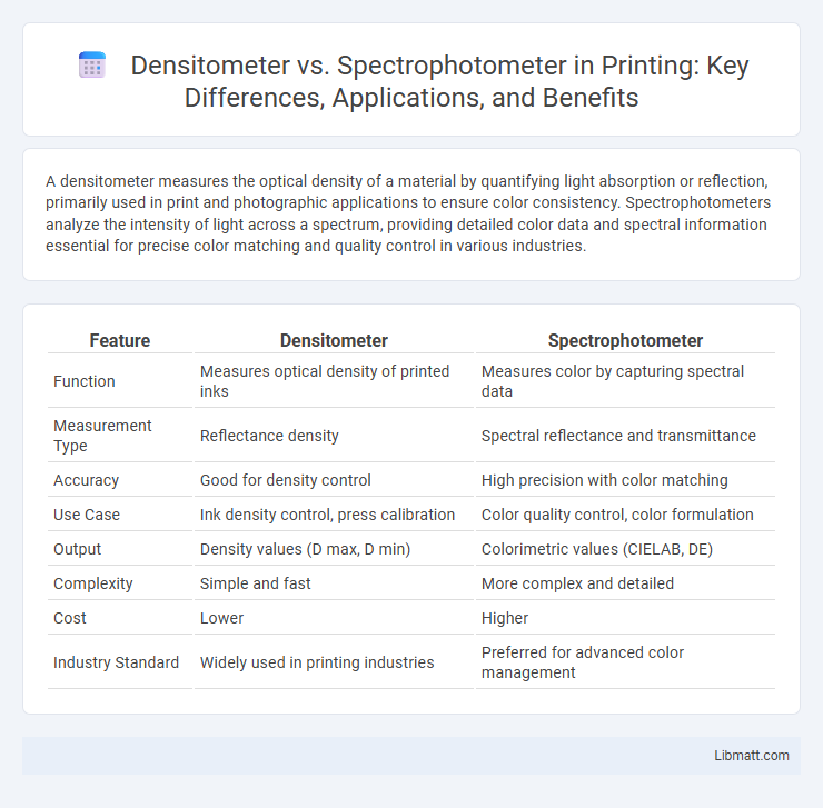 Densitometer vs. Spectrophotometer in Printing: Key Differences, Applications, and Benefits