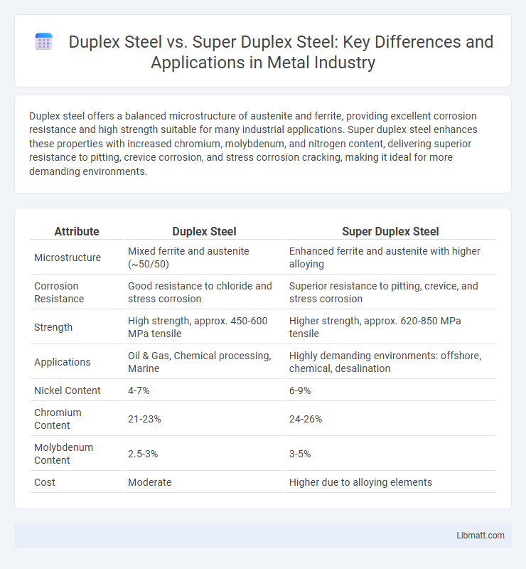 Duplex Steel vs. Super Duplex Steel: Key Differences and Applications in Metal Industry