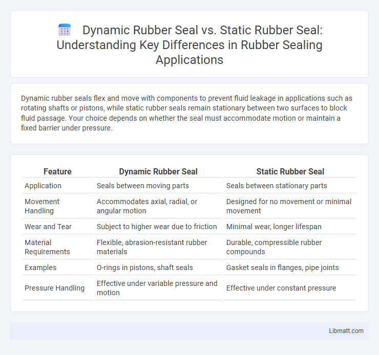 Dynamic Rubber Seal vs. Static Rubber Seal: Understanding Key Differences in Rubber Sealing Applications