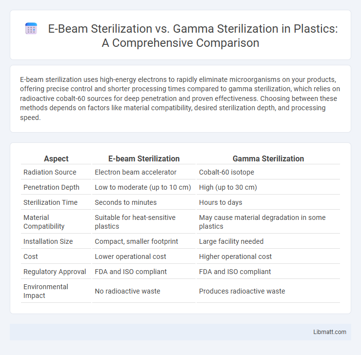 E-Beam Sterilization vs. Gamma Sterilization in Plastics: A Comprehensive Comparison