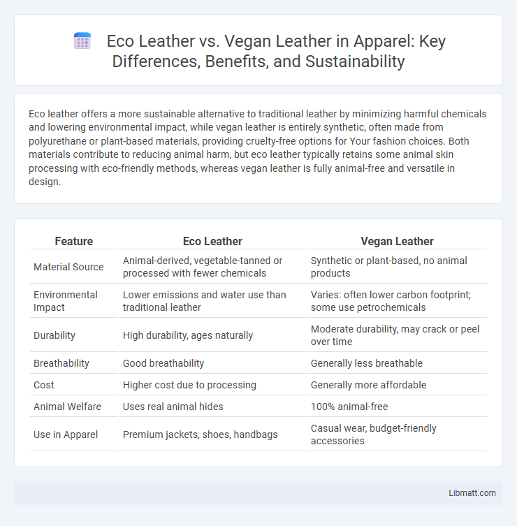 Eco Leather vs. Vegan Leather in Apparel: Key Differences, Benefits, and Sustainability