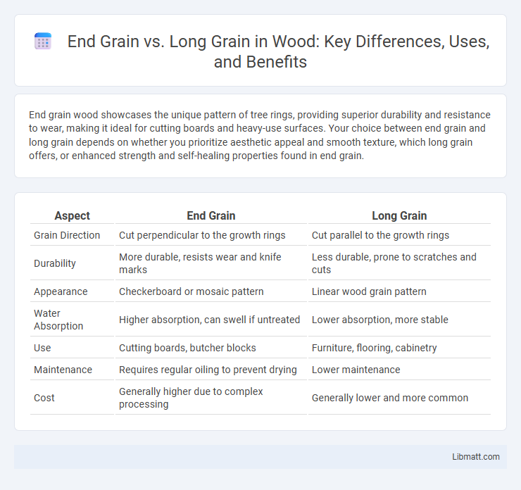 End Grain vs. Long Grain in Wood: Key Differences, Uses, and Benefits