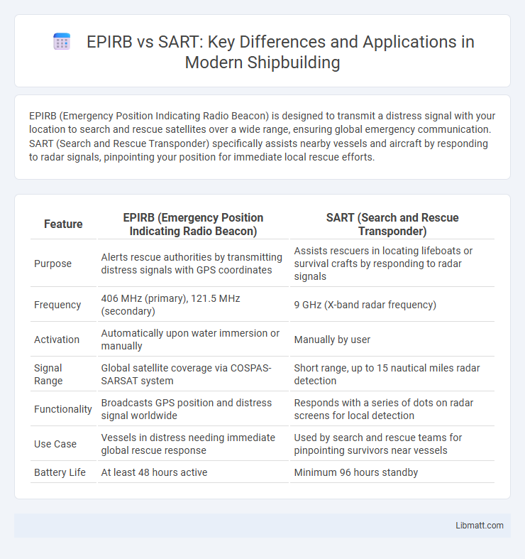 EPIRB vs SART: Key Differences and Applications in Modern Shipbuilding